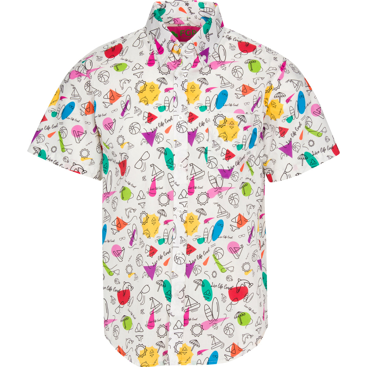 Live Life Loud Shirt - Slim Fit